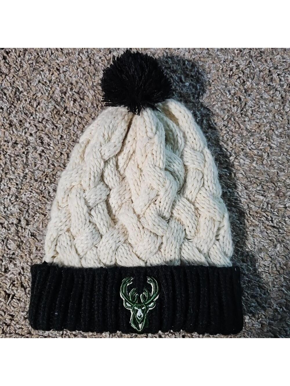 Fan Favorite NBA Milwaukee Bucks Knit Winter Hat Beanie